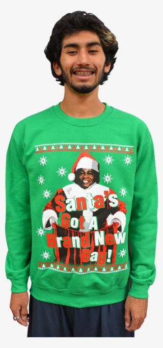 James Brown "santa's Got A Brand New Bag" Ugly Christmas - Cheech & Chong Christmas Sweaters #4665592
