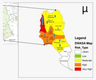 Monthly Variation Of Leak For Various Zones Of Dhaka - Map Of Dhaka City #4666006