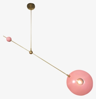 Blueprint Lighting "counterpoint" Brass & Enamel Pendant - Pendant Light #4666836