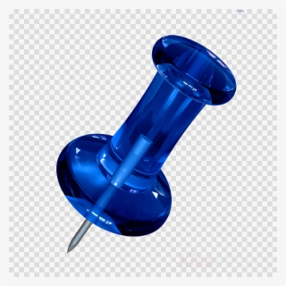 Blue Push Pins Clipart Paper Drawing Pin - Question Mark Png Clipart #4668996