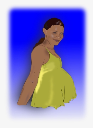 Pregnant, Woman, Pregnancy, Blue Background - Humorvolle Gruß-karte Der Mutter Tages Karte #4668997