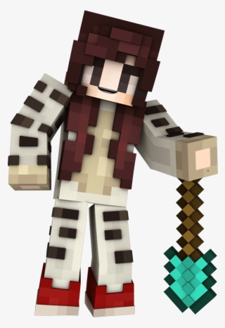 Paid Renders Etc - Minecraft Girl Render Png #4669066