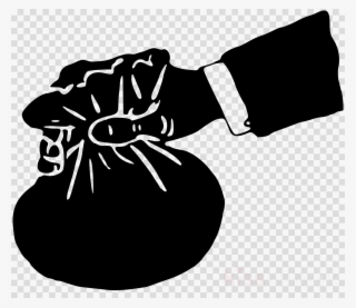 Black Money Bag Png Clipart Money Bag Clip Art - Clipart Black Money #4671209