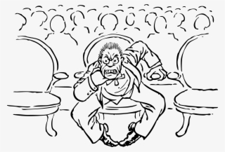 This Free Icons Png Design Of Irate At The Theater #4673343