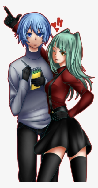 Since I Now Have A New Sidebar, I Won't Be Using This - Assassination Classroom Kayano And Nagisa Comics #4674234