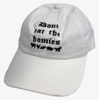 Dont Eat The Homies White Dad Cap - Cap #4674285