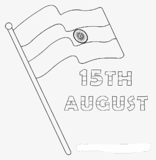 Png Black And White Stock Happy Images Wishes Quotes - Indian Flag Out Line #4675525