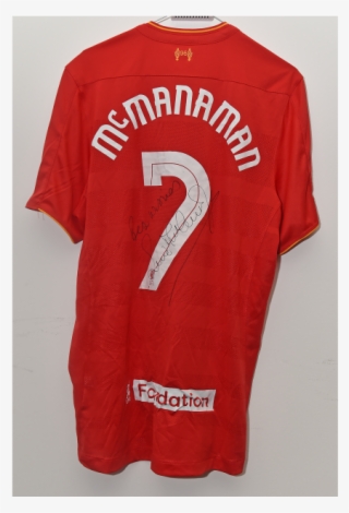 Charity Match 16/17 Signed Mcmanaman Match Worn Shirt - Liverpool 2011 #4680735