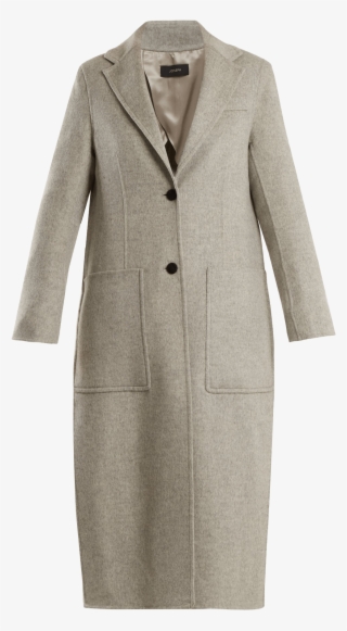 Joseph Marvil Single Breasted Wool And Silk Blend Coat - Coat #4681280