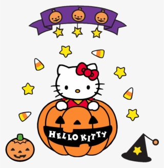 Download Hello Kitty Halloween Png Clipart Hello Kitty - Happy Halloween Hello Kitty Gif #4681844