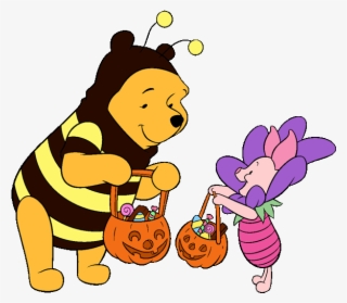 28 Collection Of Disney Characters Halloween Clipart - Winnie The Pooh And Piglet Halloween #4681861