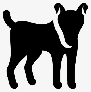There Is A Side View Of A Dog Shape With A Short Tail - Transparent The Word Dogs #4682431