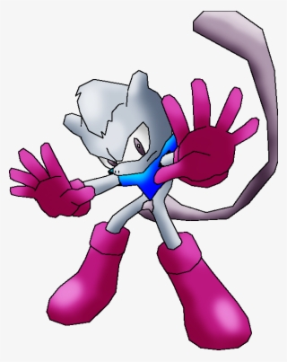 Humanized Mewtwo - Mewtwo As A Sonic Character #4682608