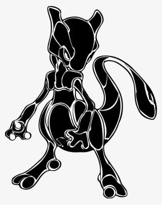 Mewtwo Tribal Tattoo Design - Tatto De Mewtwo Tribal #4682742