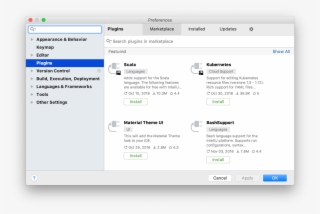 The Plugins Settings Dialog - Plug-in #4683327