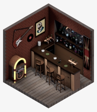 Low Poly House Inside #4683905