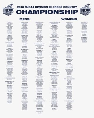 2018 Njcaa Cross Country Diii National Championship - T-shirt #4685021