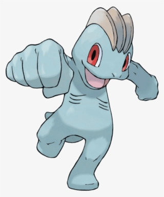 #machop From The Official Artwork Set For #pokemon - Machamp Pokemon #4685325