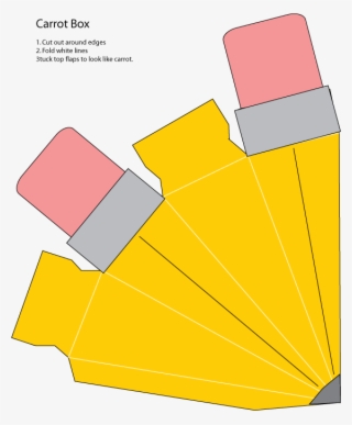 Caja En Forma De Lápiz Más - Paper Pencil Case Template #4685525