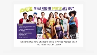 "so You Think You Can Dance” Quiz Giveaway - Quiz #4687755
