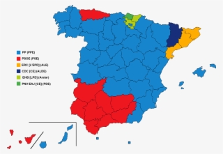 Elecciones Europeas En España Provincias - Provincias De España Png #4688154