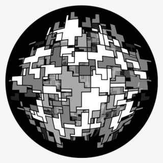 Apollo Design 6164 Puzzle Cube B&w Superresolution #4689190