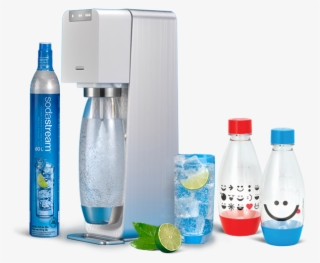 Power White & Twinpack Emoji Bottles - Sodastream Fizzi Sparkling Water Maker Black #4696392