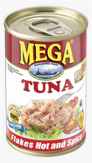 Mega Tuna Hot And Spicy 155g - Mega Tuna Flakes Hot And Spicy #4696497