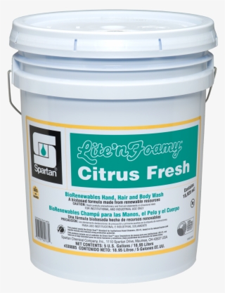 330805 Lnf Citrus Fresh - Spartan Dmq Damp Mop Neutral Disinfectant Cleaner- #4699791