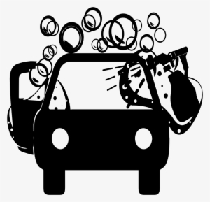 Standard Car Wash Svg Png Icon Free Download - Car Wash Clip Art Black And White #471758