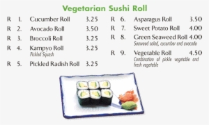 Roll & Hand Roll Vegetarian Sushi Roll - California Roll #472316