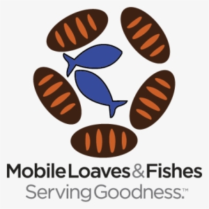 Mobile Loaves Fishes Serving Goodness Logo Square Community - Community First Village Logo #472502