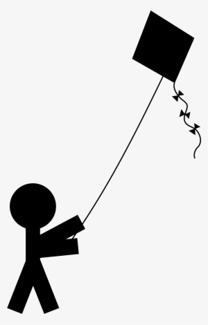 This Free Icons Png Design Of Child With A Kite Silhouette #473306