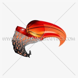 Basketball Swoosh - Printed T-shirt #473307