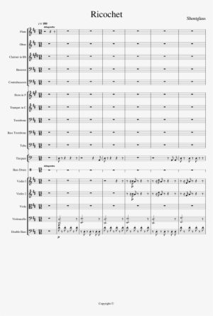 Ricochet Sheet Music Composed By Shostglass 1 Of 68 - Hoedown #473308