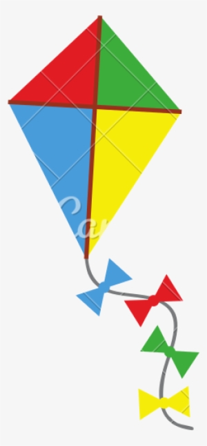 Clip Art Transprent Png Free Download - Cartoon Image Of A Kite #473378