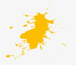 Orange Paint Splatter Splat Pictures Clipart - Yellow Paint Splatter Png #473432