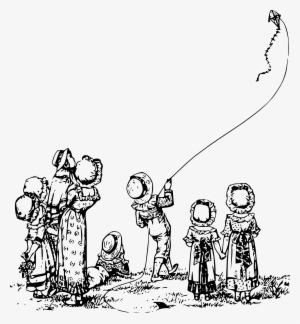 This Free Icons Png Design Of Kids Fly A Kite #473501