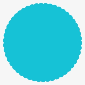 Scallop Circle Template, Png - Colour Dot Png #474244