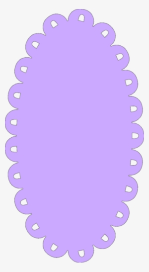 Convert To Base64 Scalloped Edge Oval - Oval Scallop Png #474394