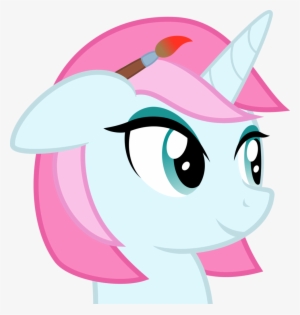 Arifproject, Bust, Oc, Oc Only, Paintbrush, Safe, Simple - Cartoon #474452