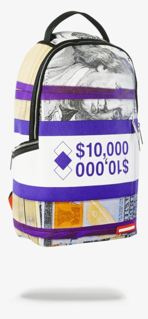 Sprayground Purple Money Bands Backpack Sprayground - Girl Money Sprayground Backpack #474530
