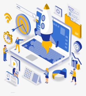 Business Startup Modern Flat Design Isometric Concept #474691