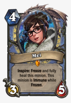 A Little Late To Jump On The "overwatch In Hearthstone" - Priest Legendary Frozen Throne #475166