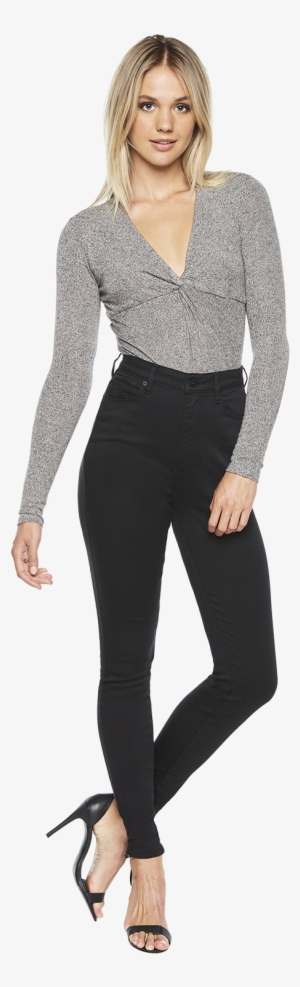 Carmella Bodysuit In Colour Frost Gray - Photo Shoot #475291