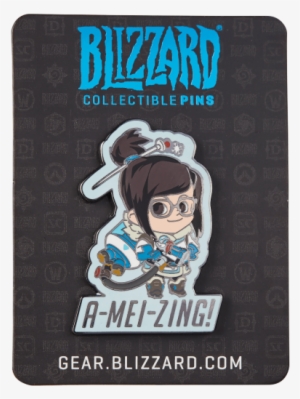 Blizzard Collectible Pins - Cute But Deadly Mei #475294