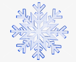 Icy Snowflake 3d - Blue Snowflake Transparent Background #476080