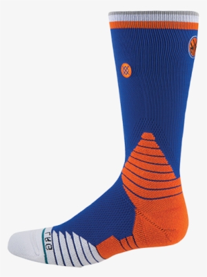 Stance Nba New York Knicks Oncourt Logo Crew Socks - Logo Crew Socks #476101