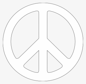 The Vietnam War - Peace Sign Black Background #476479