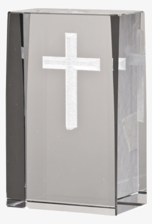Laser 3d Crystal Trophies - Cross #476532